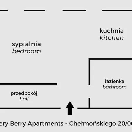 Very Berry - Chełmońskiego 20 - Deluxe Apartments, Check In 24h Apartament